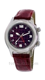 Alarm Watches - Mechanical Custom Watch 21066-BURGUNDY