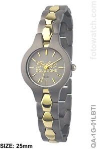 IP Gold Plated Titanium Corporate Watch qa-1G-01LBTI