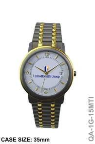 IP Gold Plated Titanium Corporate Watch qa-1G-15MTI