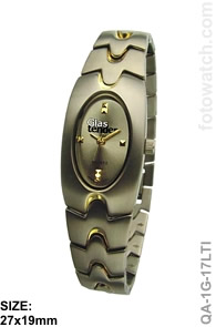 IP Gold Plated Titanium Corporate Watch qa-1G-17LTI